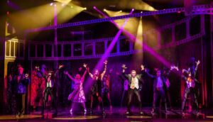 People dance on stage for The Rocky Horror Show