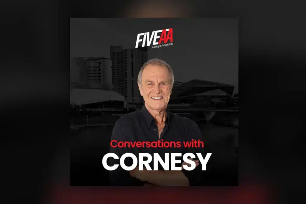  A person engaged in a lively conversation with a character named Corney, showcasing animated expressions and gestures.