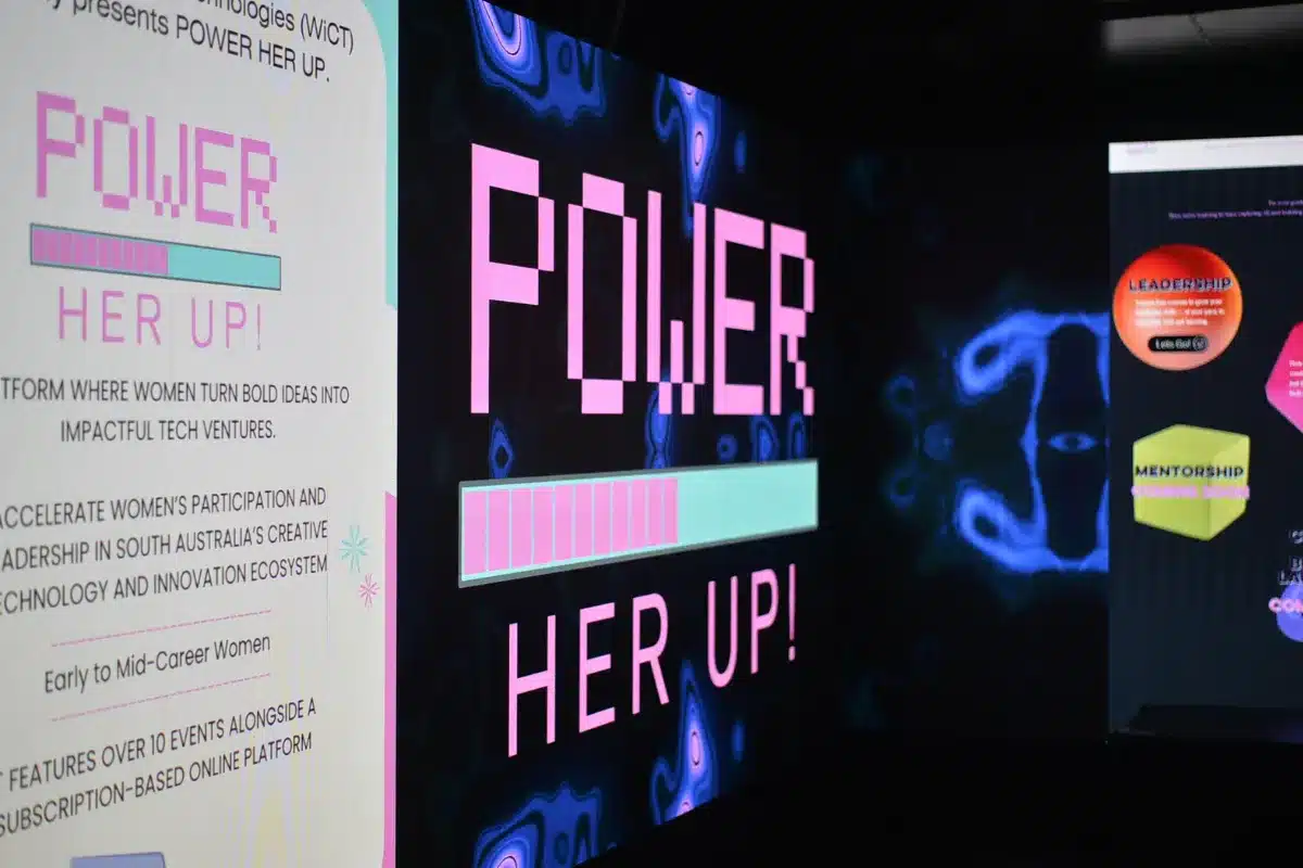 Power Her Up digital graphic.