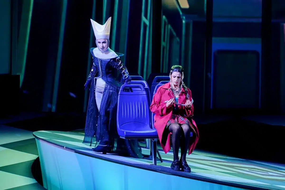Two performers in the State Opera South Australia's The Magic Flute.