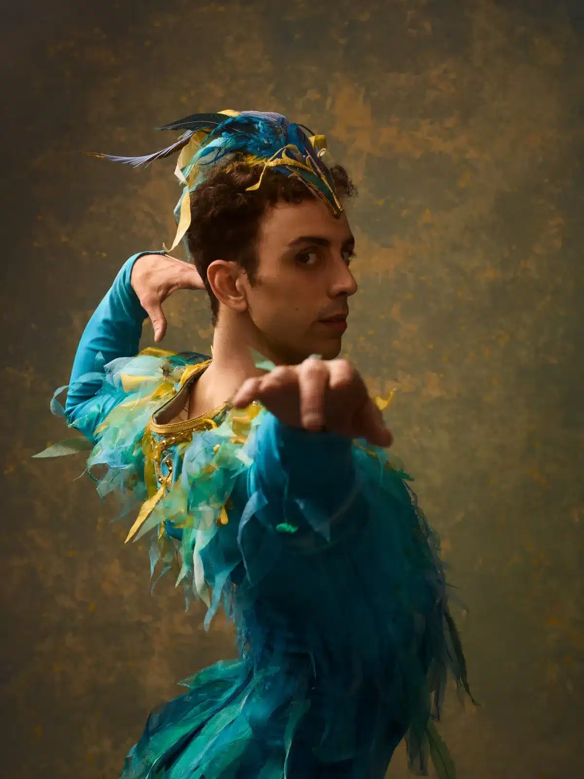 Male dancer in The Sleeping Beauty production.