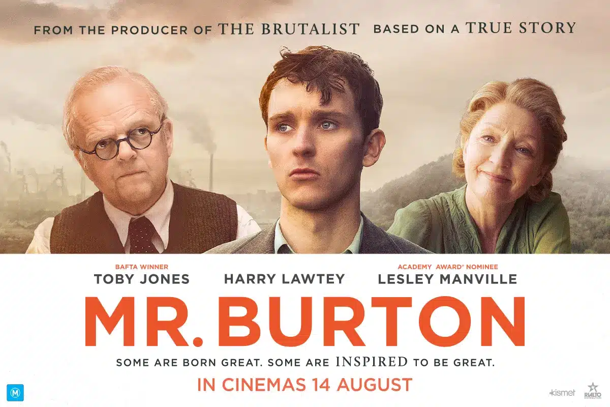 Film cover art for Mr Burton.