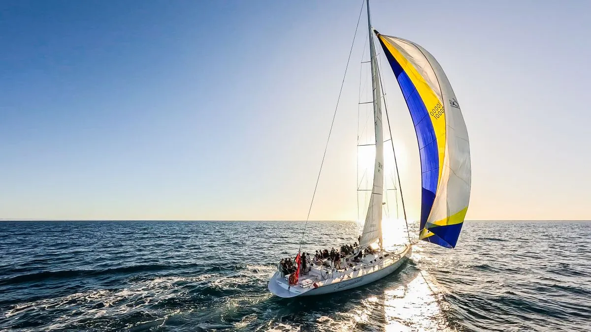 Sailboat on the water.