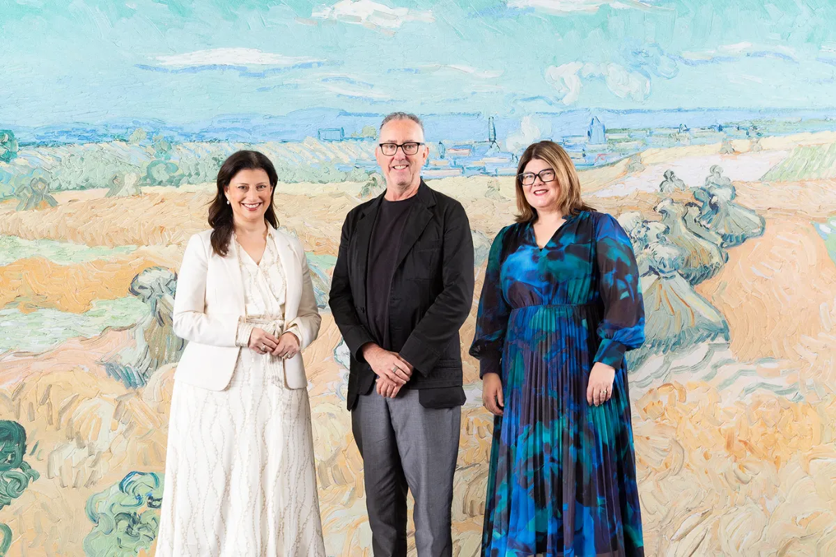Andrea Michaels, Jason Smith and Zoe Bettison. Photo Saul Steed