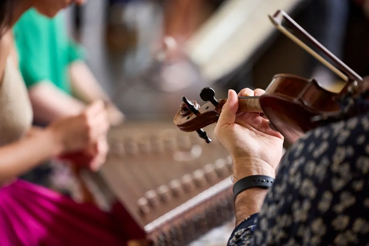 Violin player.
