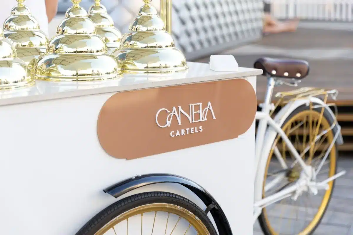 Luxe ice-cream cart.