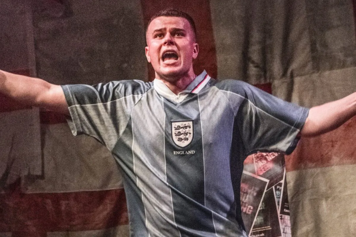 poster for Adelaide Fringe Show, Why I Stuck A Flare Up My Ar** For England.