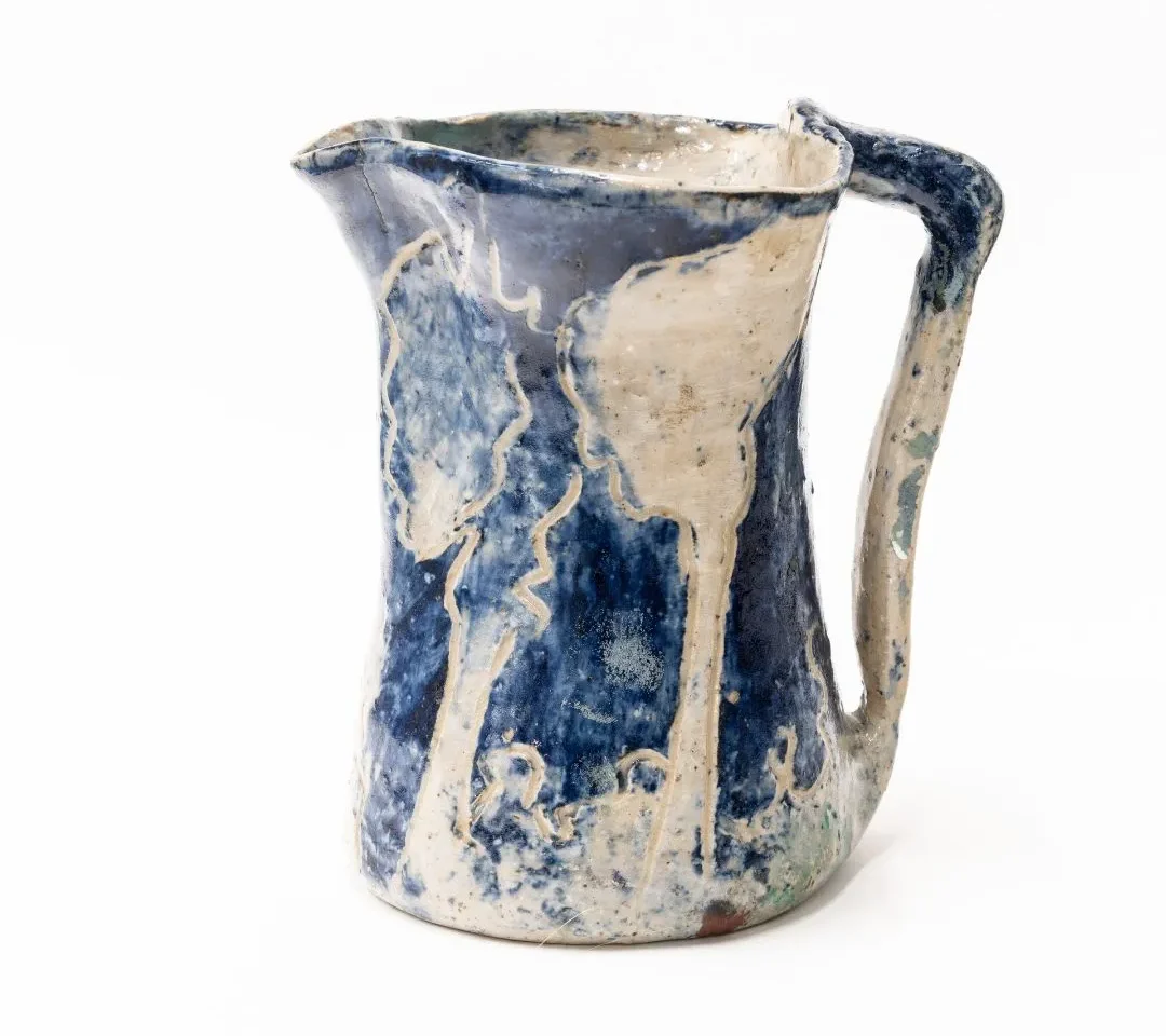 Merric Boyd, Jug with trees, 1942, ceramic. Bundanon Collection. Photo: June Andersen.