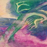 Merric Boyd, Tree, date unknown, watercolour, pencil and coloured pencil on paper. Bundanon Collection. Photo: Rob Little.