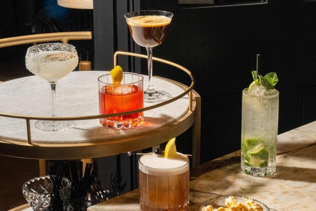 Bar Bar, Adelaide. Drinks trolley.