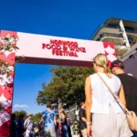 Norwood Food & Wine Festival entrance.