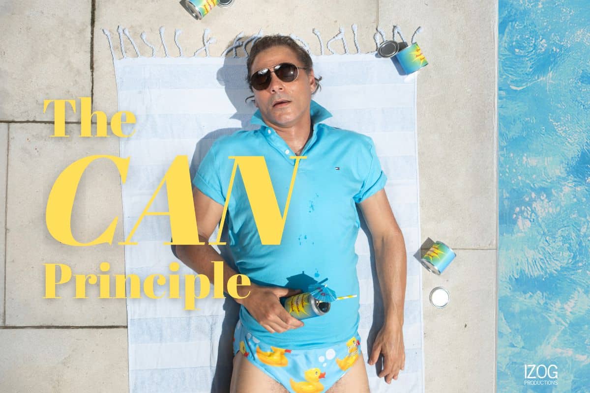 Poster for Adelaide Fringe show The CAN Principle featuring Jonny Pasvolsky.