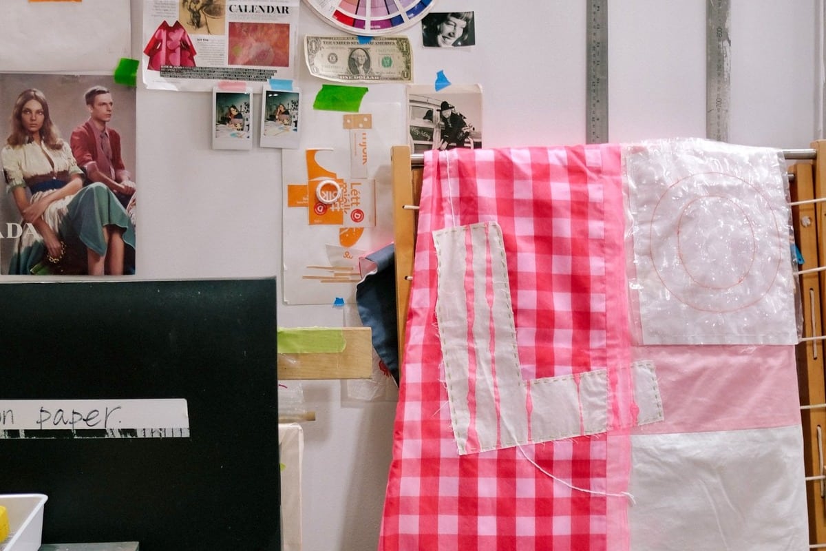 Sue Ninham art studio mood board.