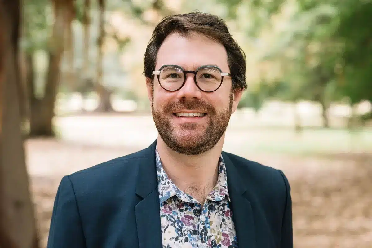 Dane Wilden outdoors discussing South Australia’s History Festival 2026