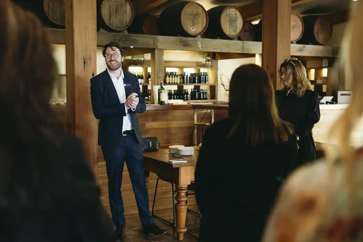 Dane Wilden speaking at a South Australia’s History Festival event
