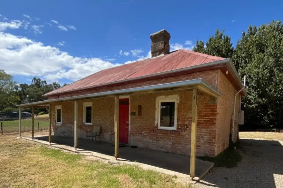 Historic Hahndorf barn interior showcasing early German settlement architecture