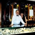 Gerard McCabe jeweller store opening in 1986.