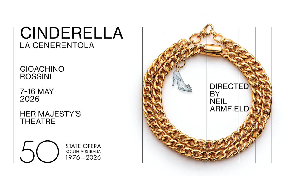South Australian State Opera poster for Cindarella (La Cenerentola)
