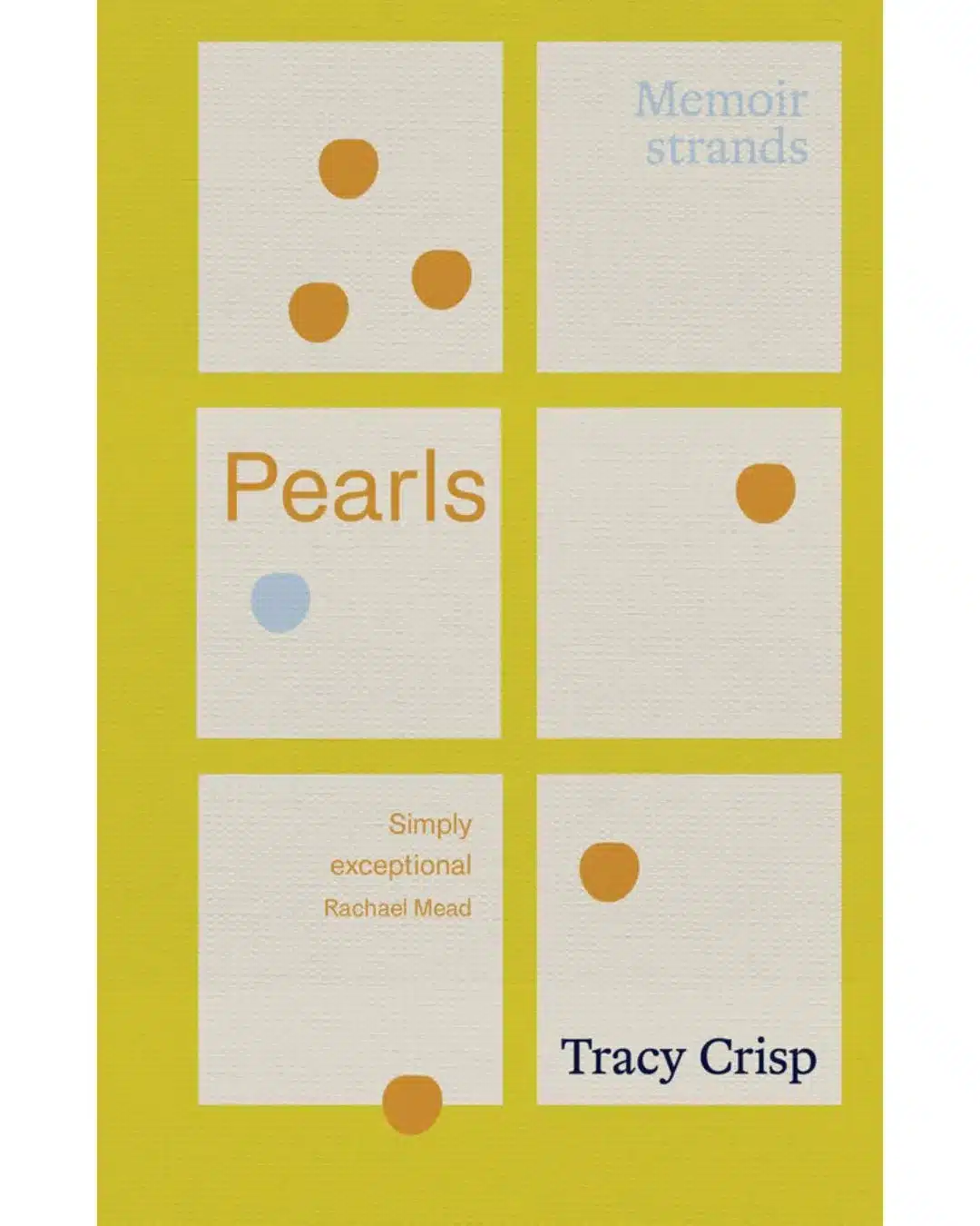 Book cover Tracy Crisp - Pearls.