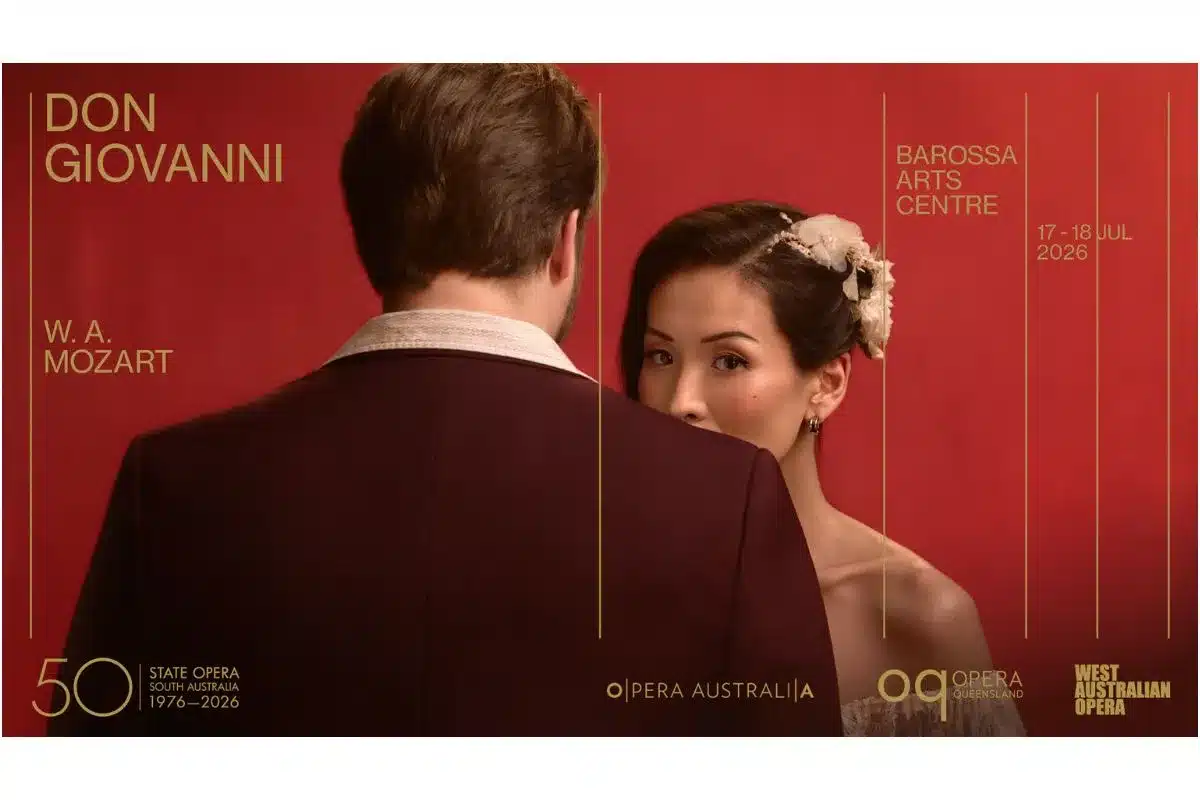 Poster for State Opera of South Australia stage production of Don Giovanni.
