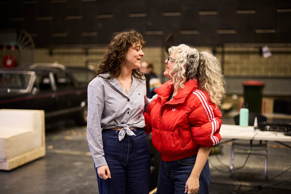 Ivy Miller + Clare Watson. Photo by Claudio Raschella