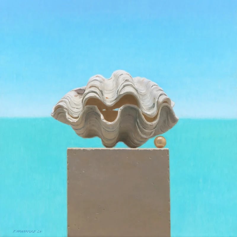Kimberley coastline captured during Tsering Hannaford's Paspaley artist residency