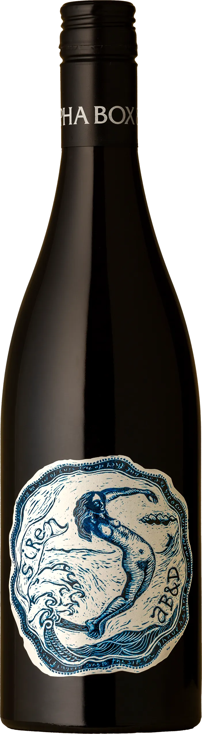 wine bottle ALPHA BOX & DICE -
Siren Nero d’Avola 2025.