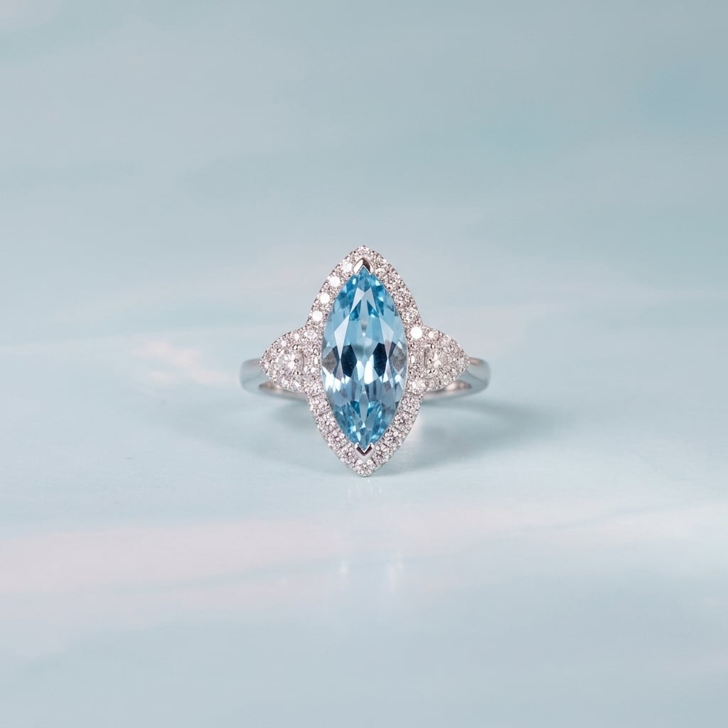 HERO Gerard McCabe - Capri Marquise Aquamarine Ring