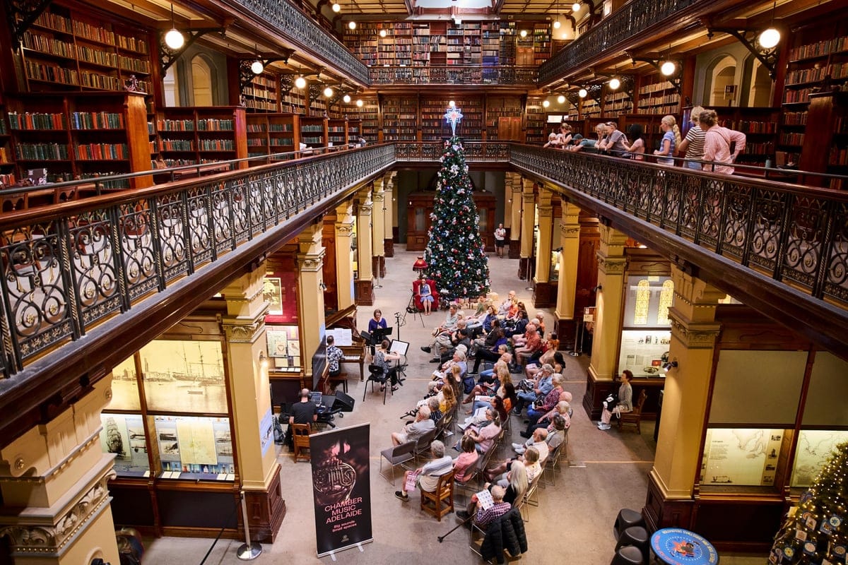 Kegelstatt Ensemble performing at On the Terrace in the Mortlock Chamber