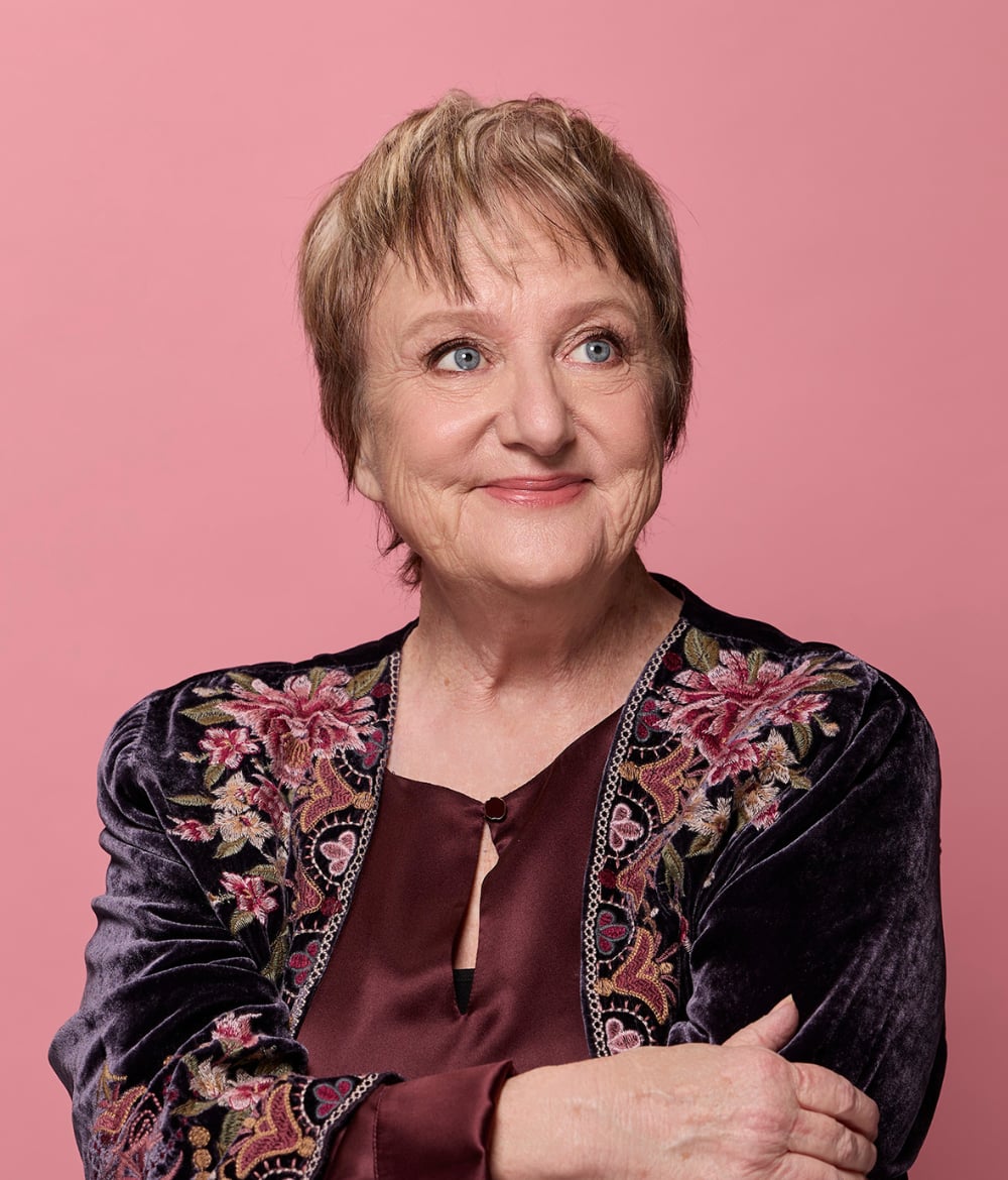 Denise Scott performing her solo show Tickety Boo