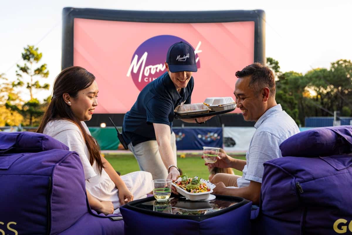 Moonlight Cinema - Lifestyle - Food delivered to beanbags